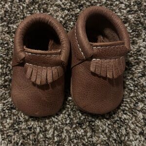 Freshly Picked Brown Leather Moccasins